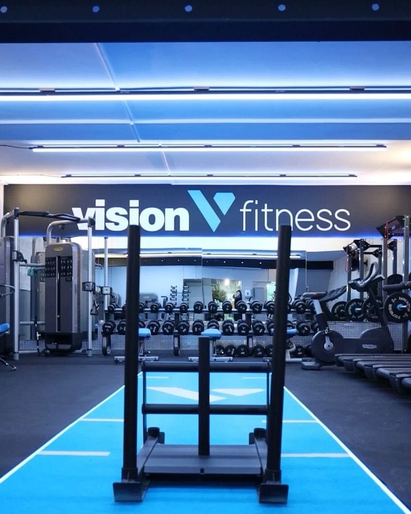 The main gym floor at Vision Fitness Bishop's Stortford
